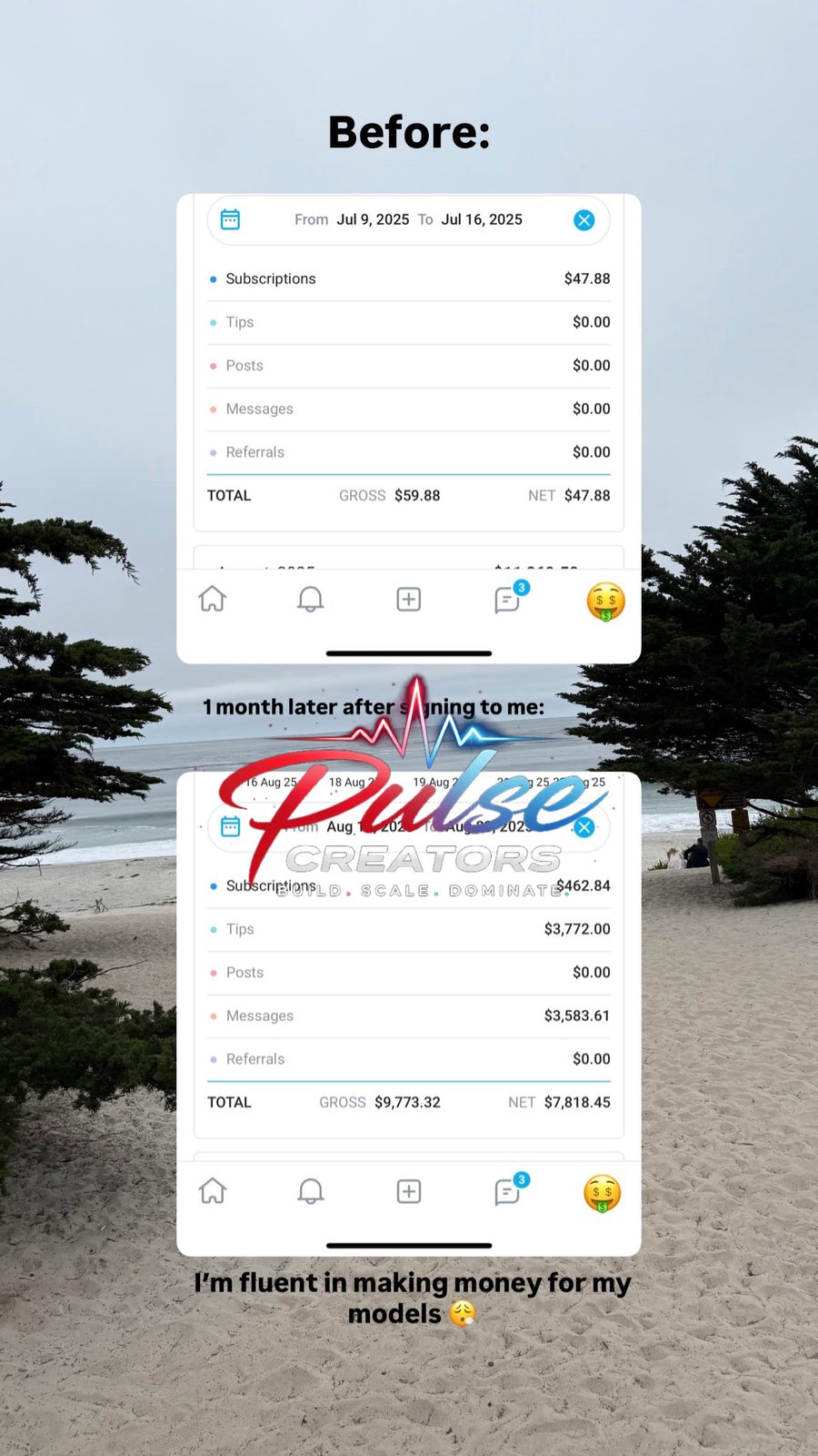 $48 → $7.8k a week